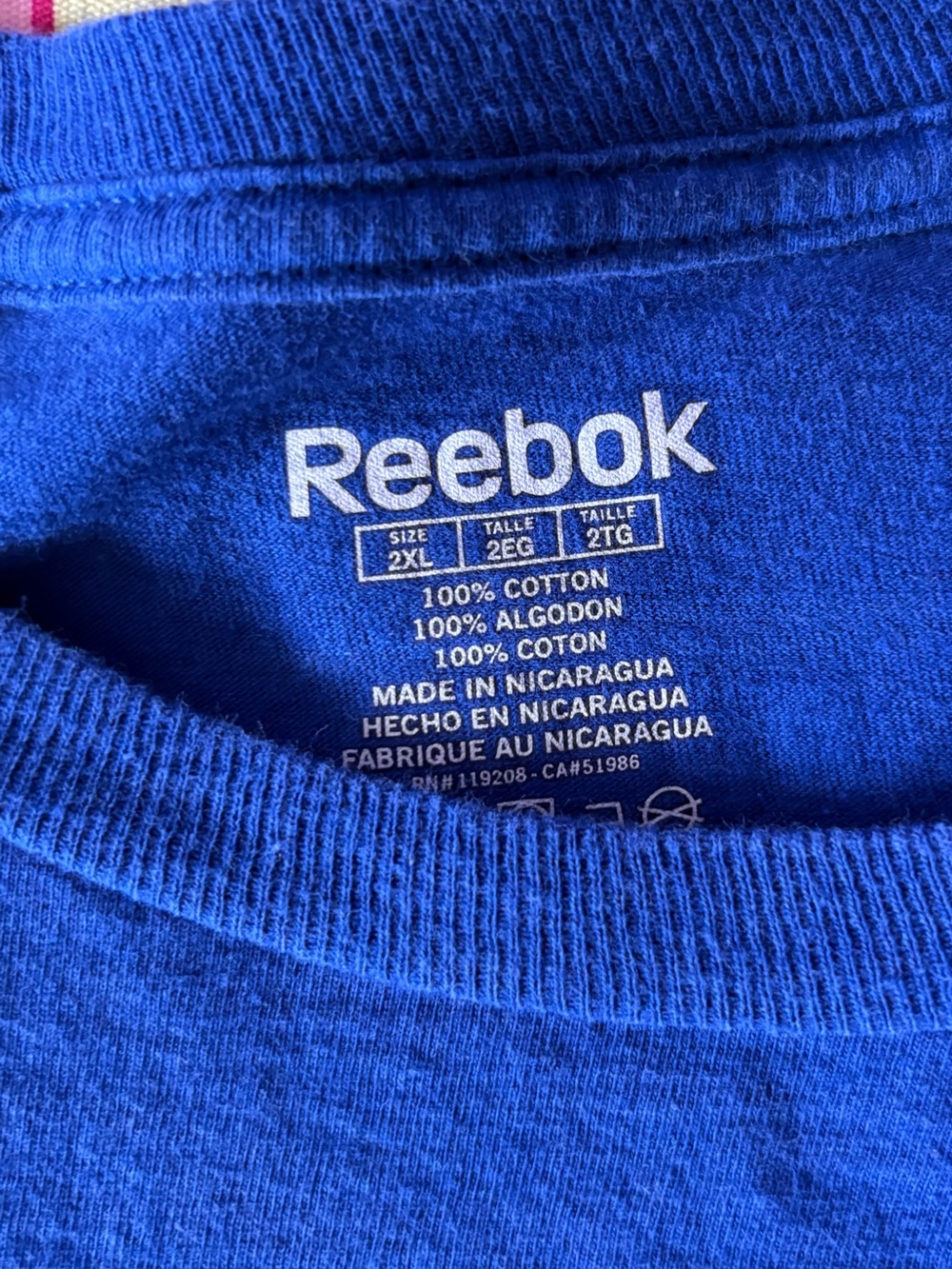 St. Louis Blues x Reebok x Vladimir Tarasenko #92 blue jersey tee 2XL 29x25 - Picture 5 of 8